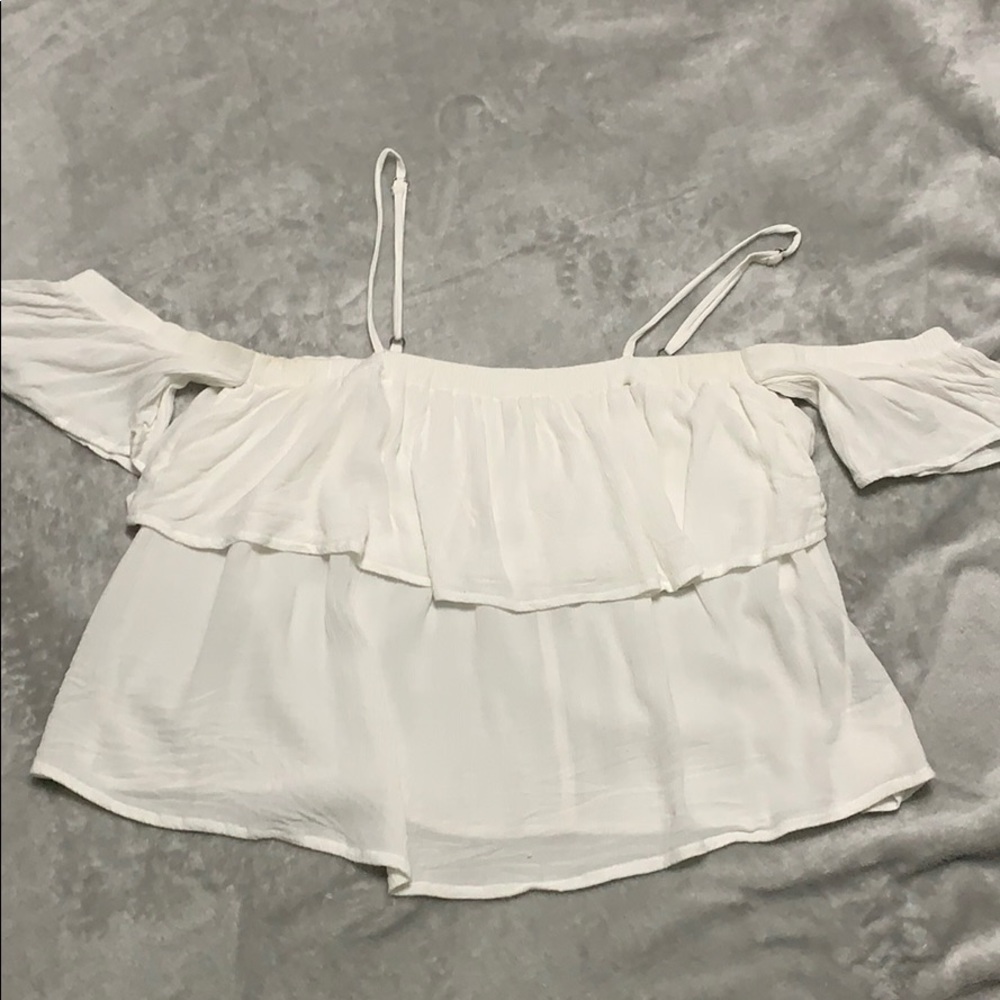 Off Shoulder Hollister Flowy Blouse